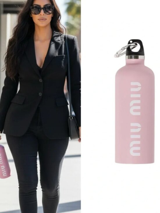 Miu Miu Other - NIB Miu Miu Pink Stainless Steel Water Bottle